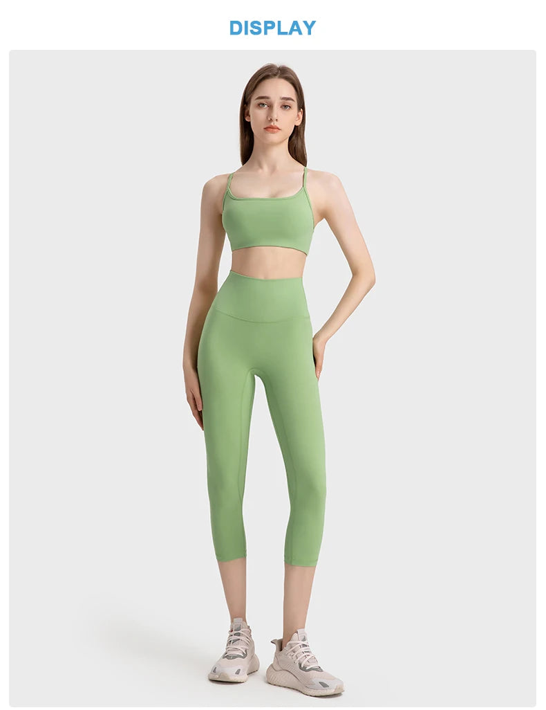 Criss-Cross Back Sports Bra