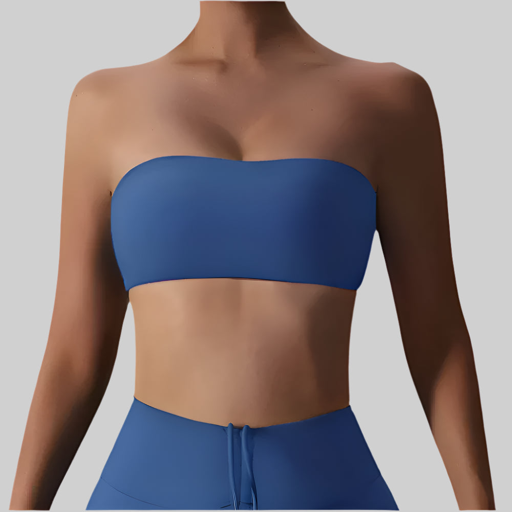 Women's Strapless Yoga Set