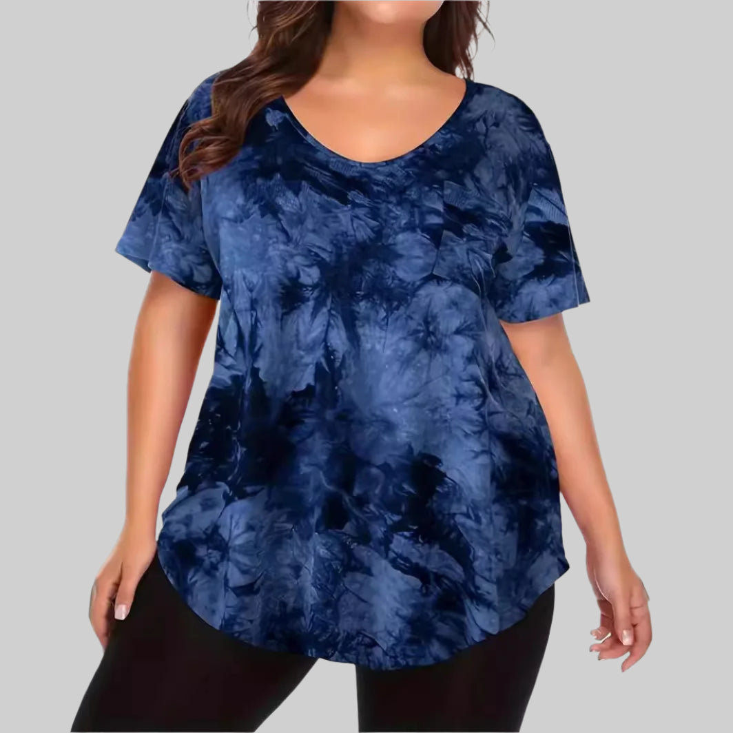 Pockets V Neck Tops