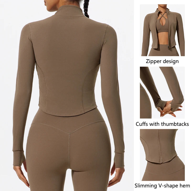 Ultra-Soft Fabrics Casual Tight Sports Jackets
