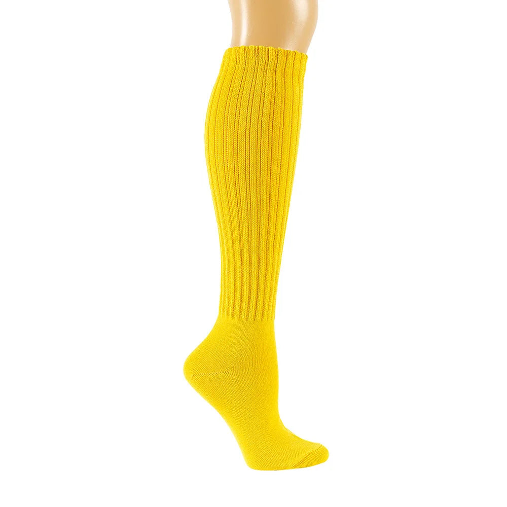 2 Pairs Women’s Slouch Socks – Casual Yoga & Sport Mid Tube Socks