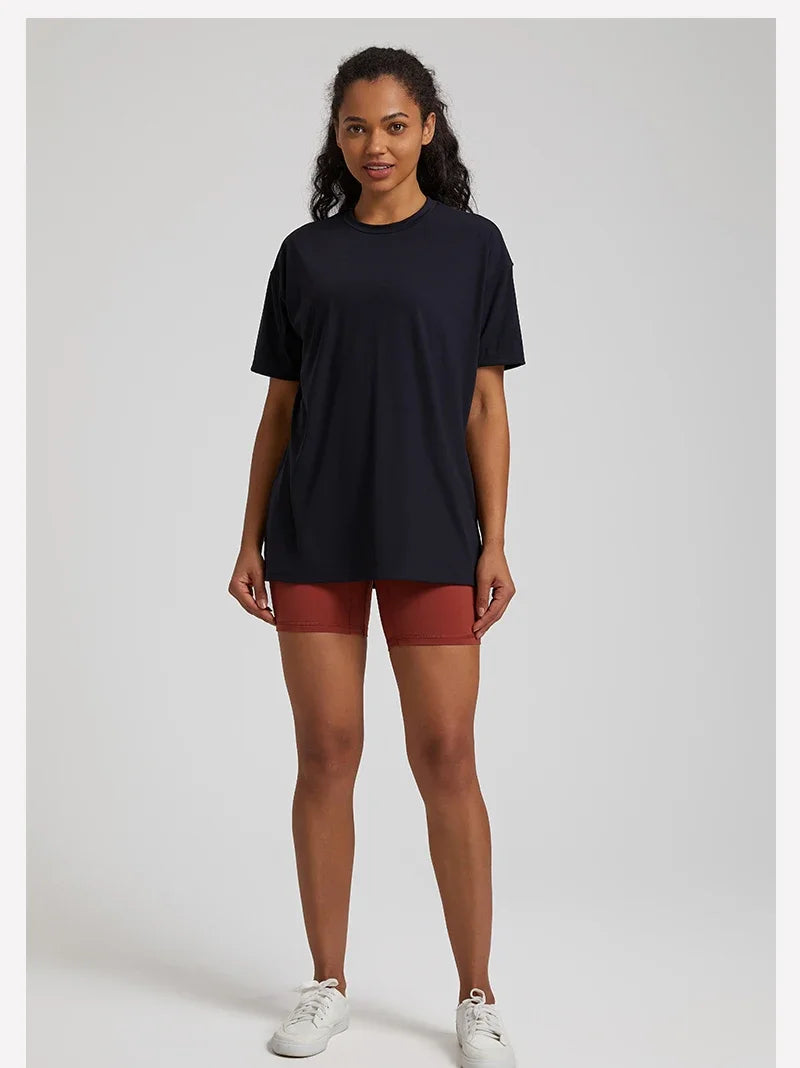Oversized Women's Long Sleeve Yoga Shirt