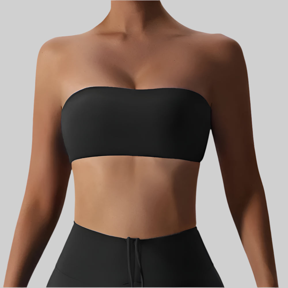 Women's Strapless Yoga Set