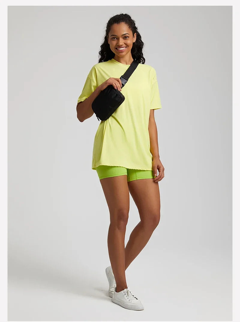 Oversized Women's Long Sleeve Yoga Shirt