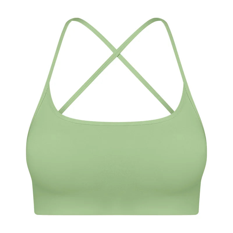 Criss-Cross Back Sports Bra