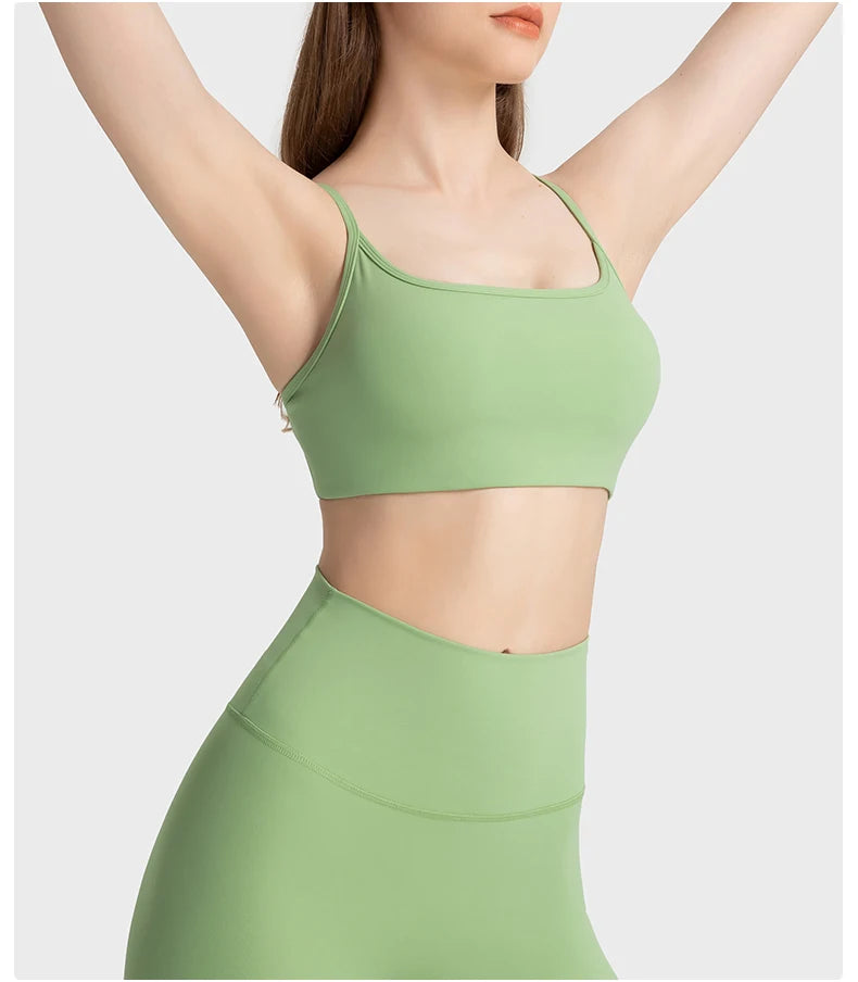 Criss-Cross Back Sports Bra