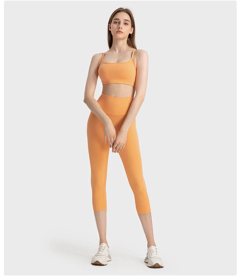 Criss-Cross Back Sports Bra