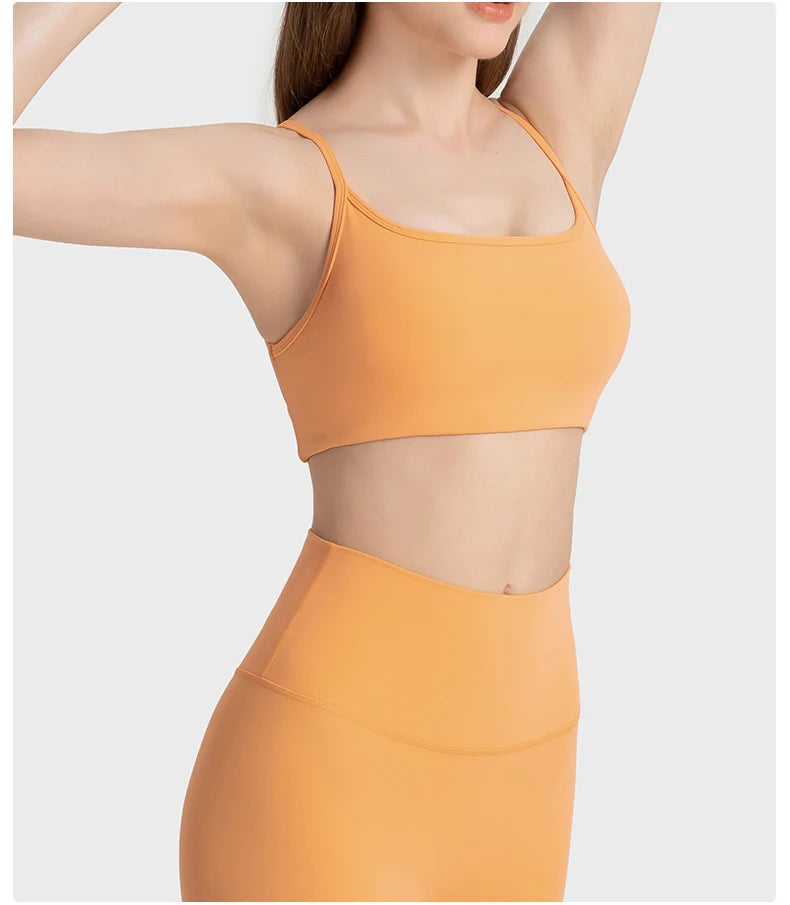 Criss-Cross Back Sports Bra